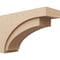 Ekena Millwork 11"W x 33"D x 22"H Classic Rivera Rough Cedar Woodgrain TimberThane Corbel, Primed Tan CORUR11X33X22RIVRCPR - alternate 1